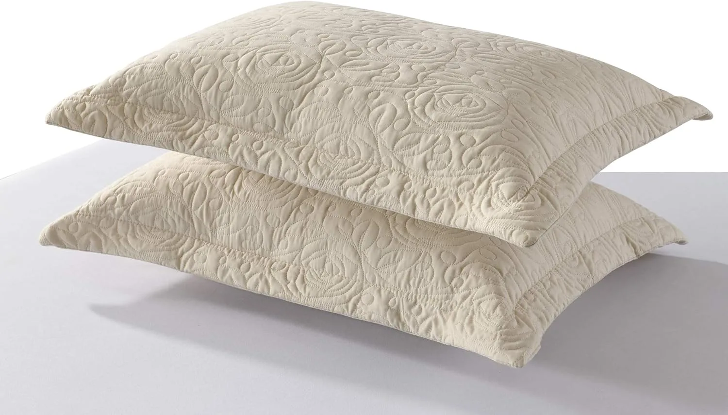 MarCielo 2-Piece Embroidered Pillow Shams