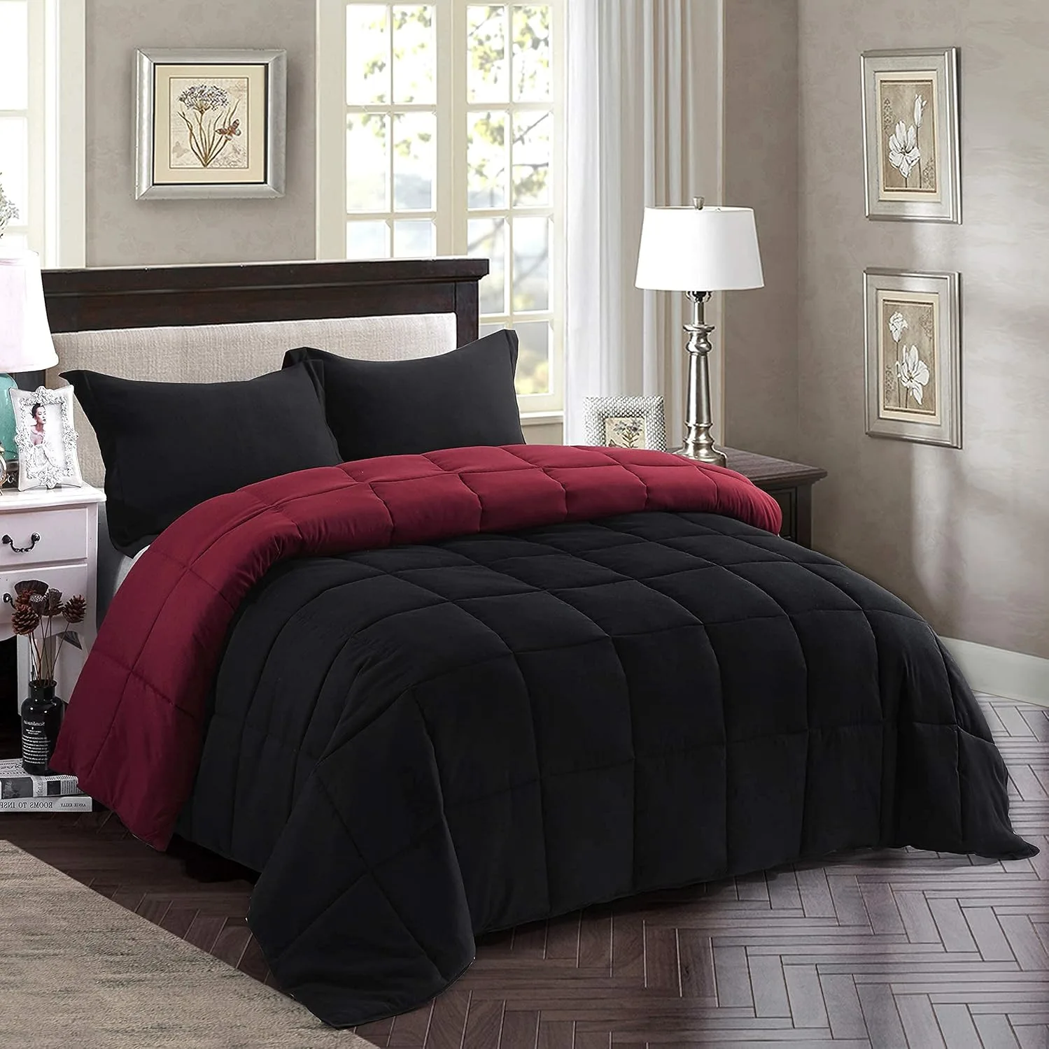 HIG 3pc Down Alternative Comforter Set