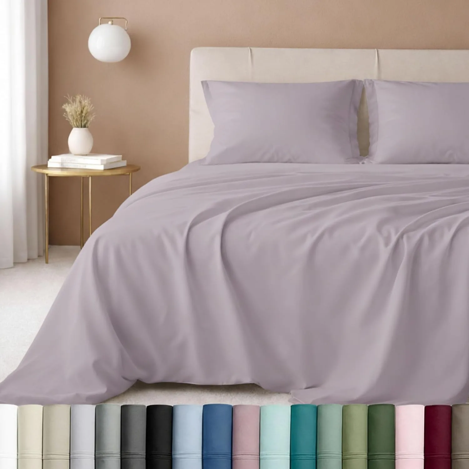 California Design DEN 5-Star Hotel 600 Thread Count 100% Cotton Sheets Set