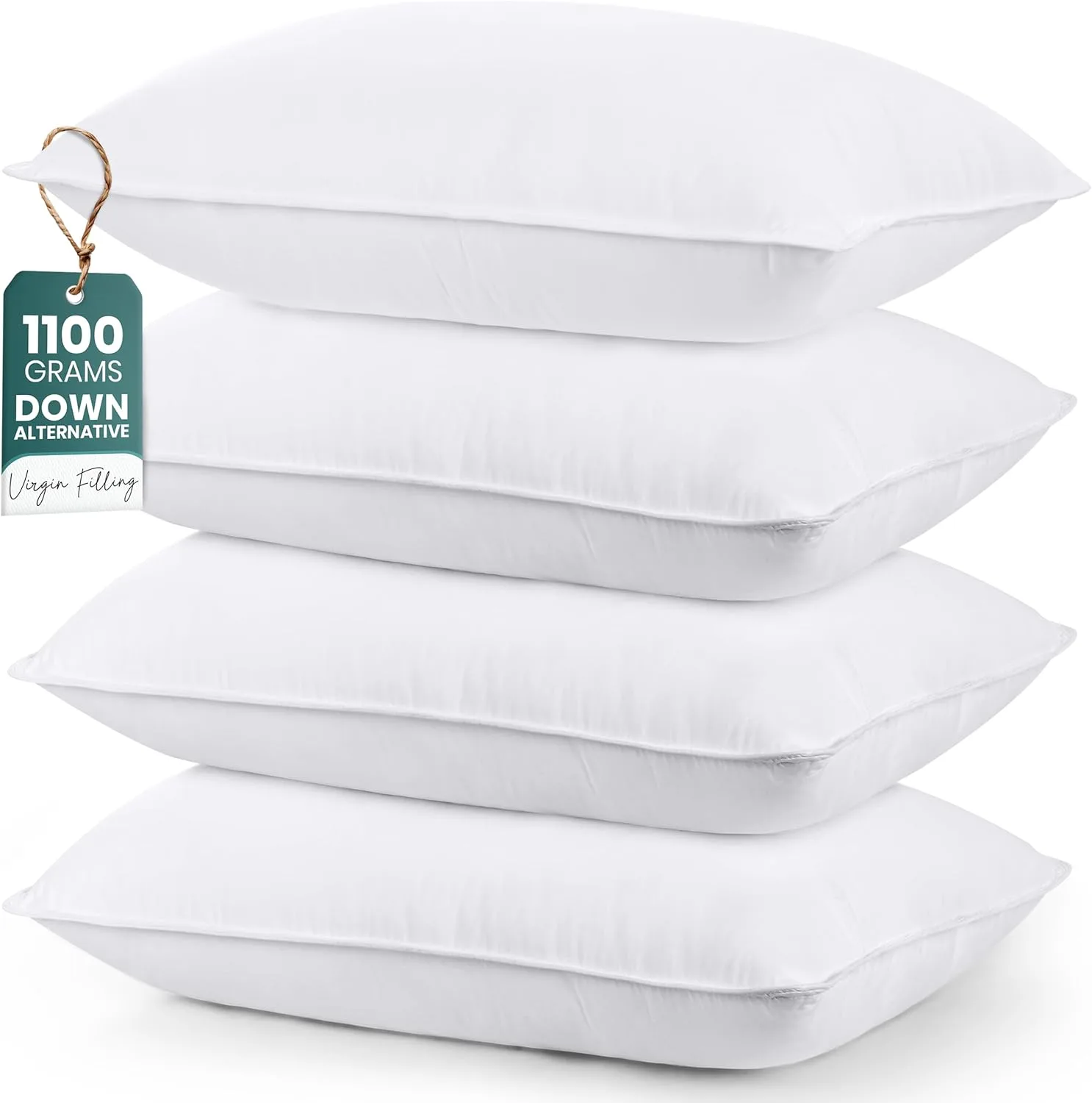 Utopia Bedding Bed Pillows for Sleeping (White)