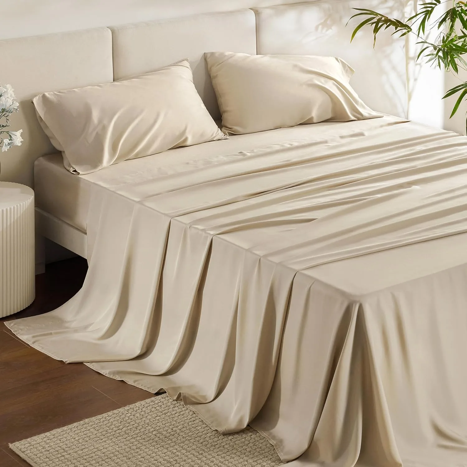 Bedsure King Size Sheet Set, Cooling Sheets