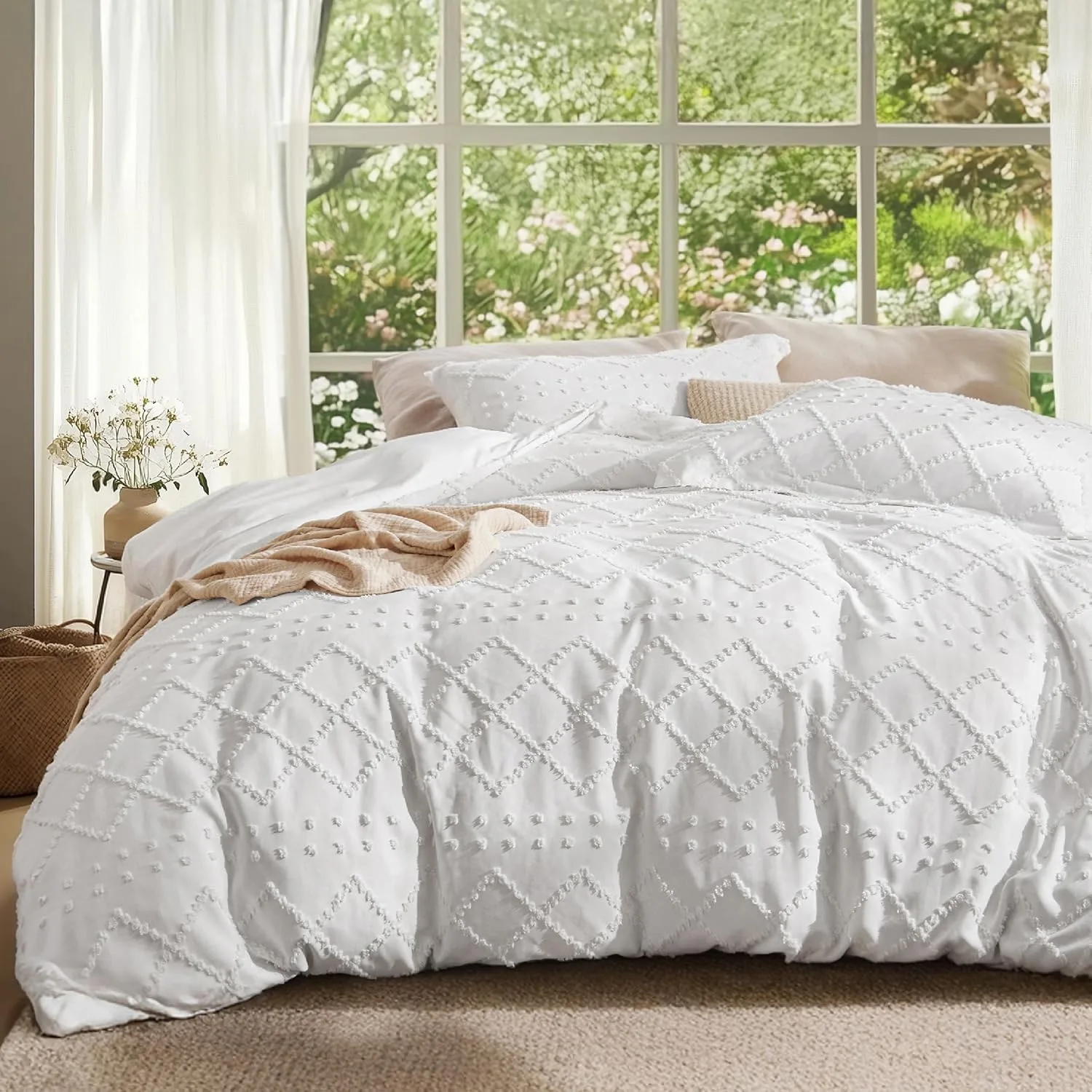 Bedsure Boho Duvet Cover King Size