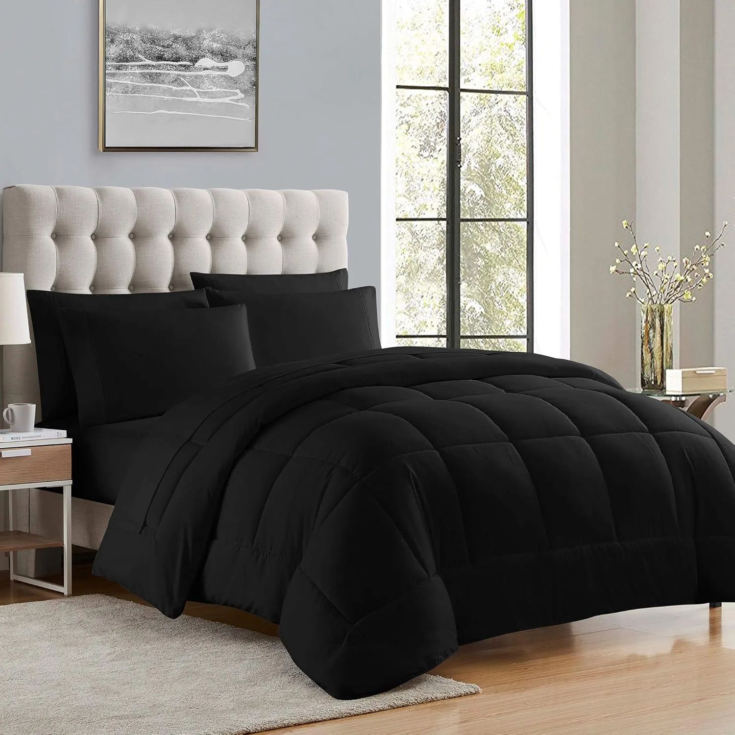Sweet Home Collection Down Alternative Comforter All Season Warmth Luxurious Plush Loft Microfiber