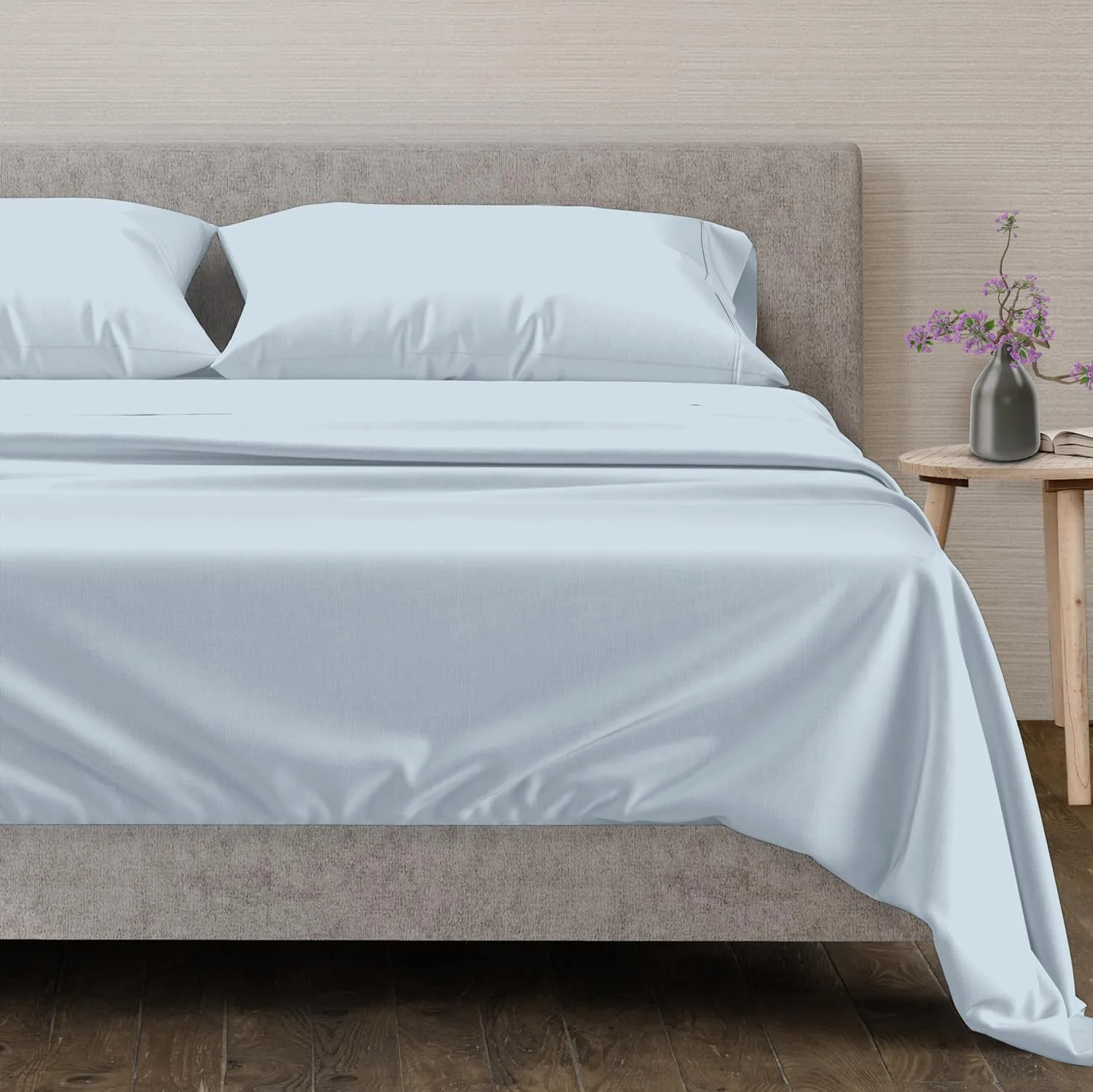Mayfair Linen 100% Egyptian Cotton Queen Size Sheets Set