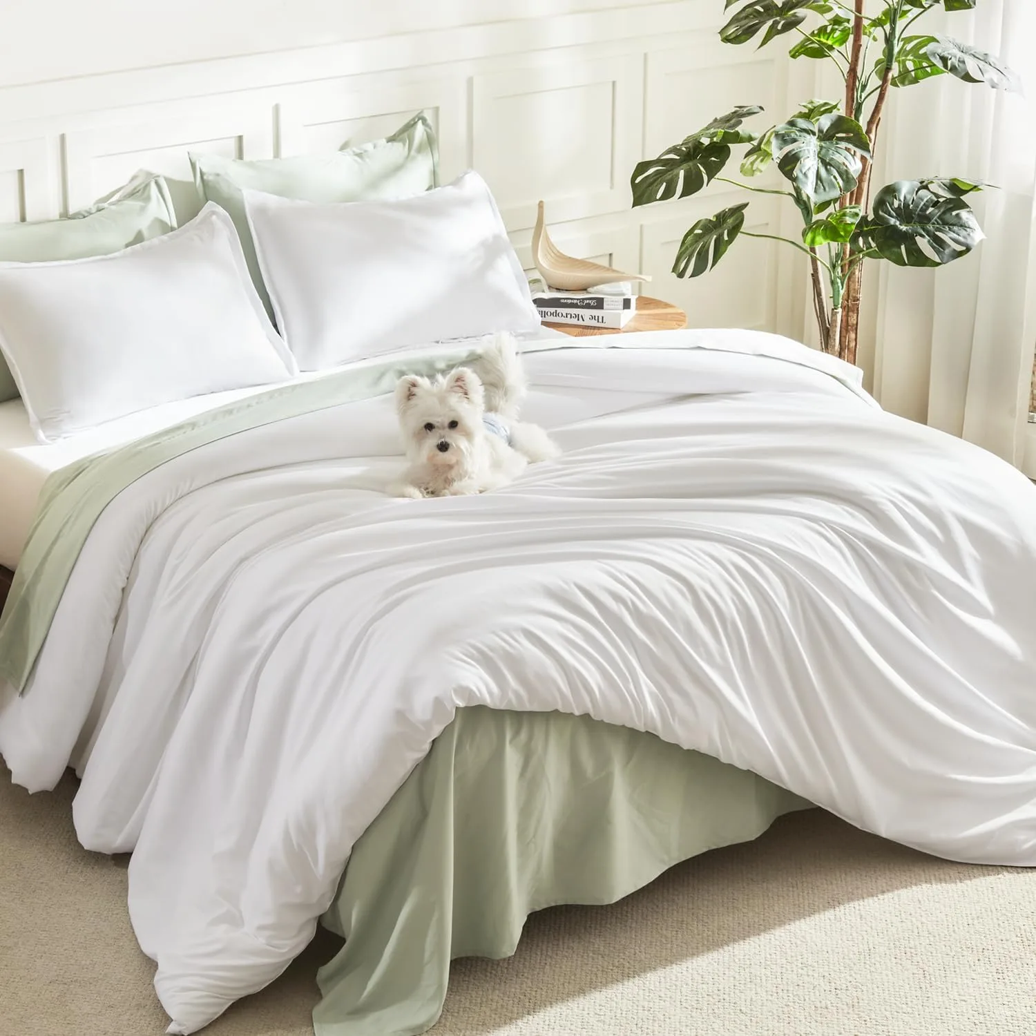 Litanika California King Comforter Set White