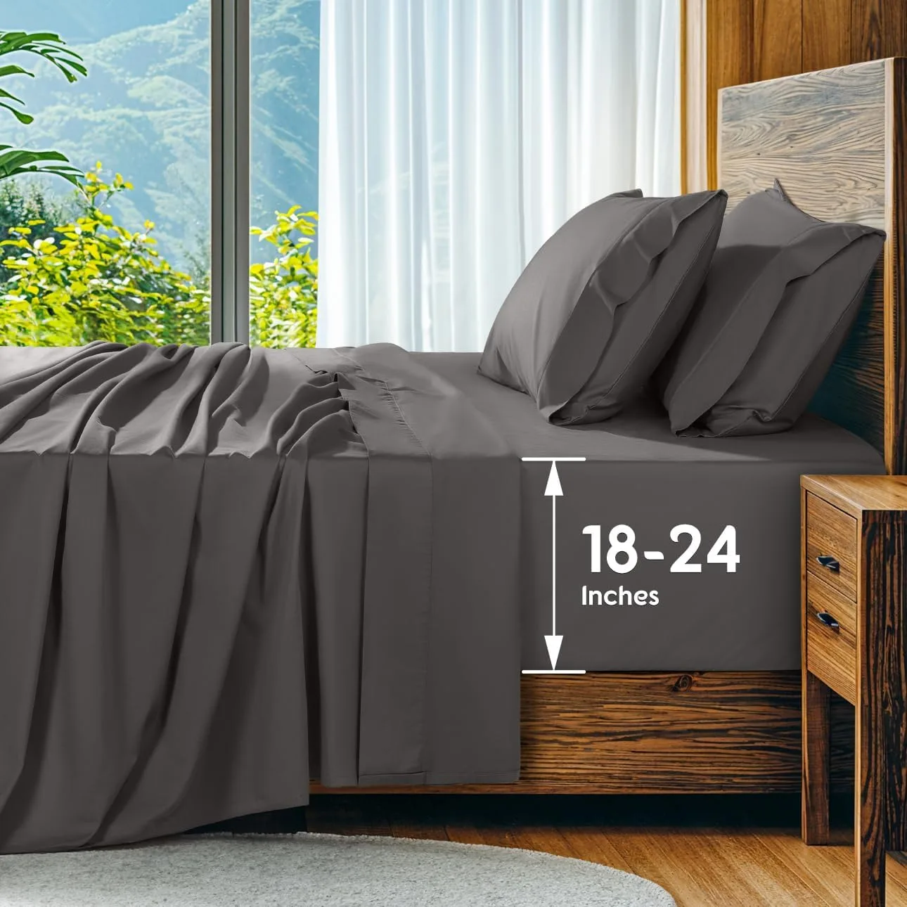 Sonoro KATE 100% Egyptian Cotton Sheets Set